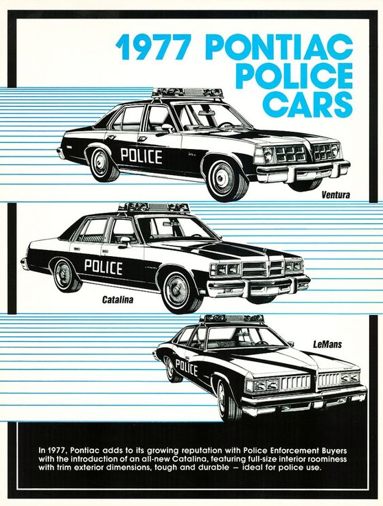 1977 Pontiac Police Vehicle Brochure 