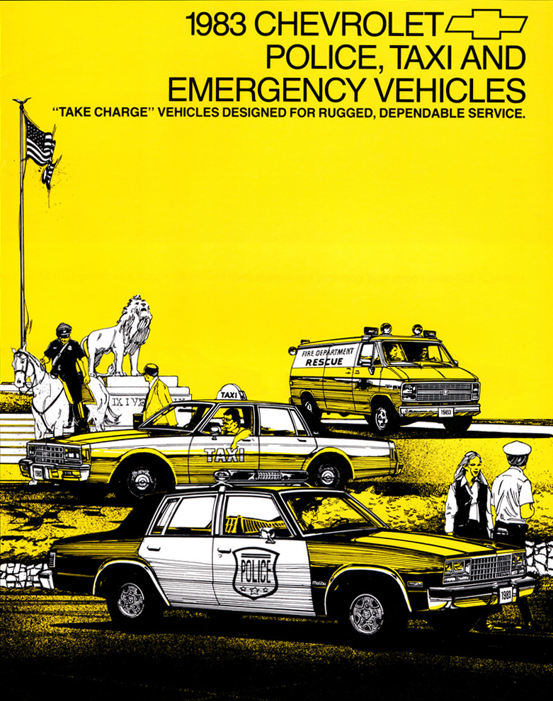 1983 Chevrolet Police Vehicle Brochure