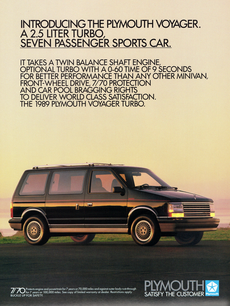 1989 Plymouth Voyager Turbo 