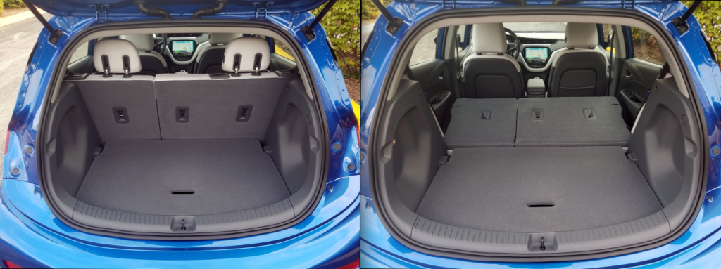 Chevy bolt deals cargo space