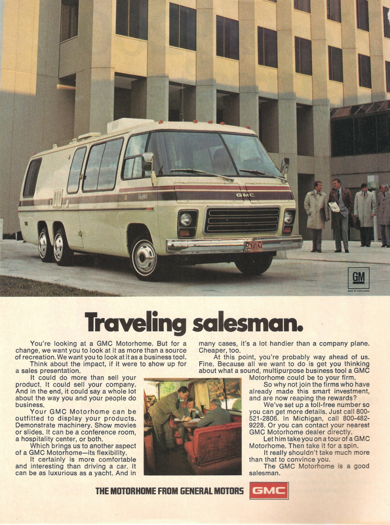 GMC MotorHome Ad 