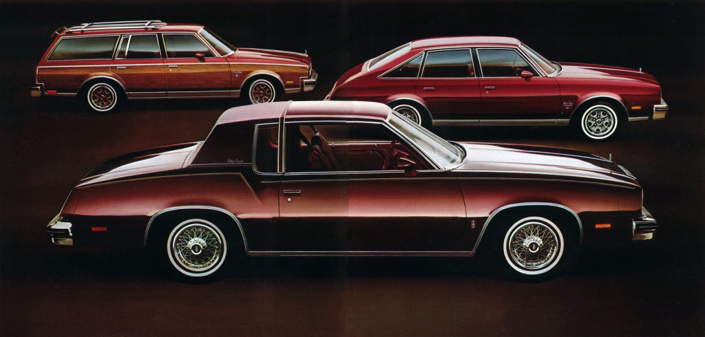 78-80 NOS Oldsmobile Cutlass Buick Regal Century Vinyl Top Trim Moulding 6pcs JG