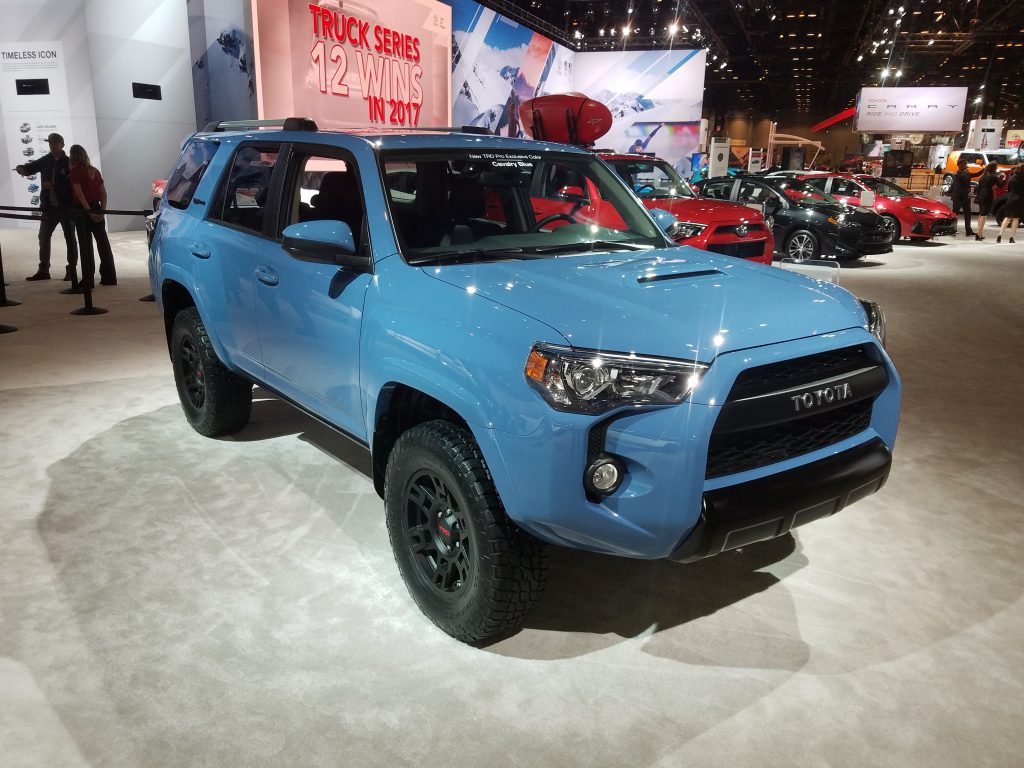 2018 Toyota 4Runner TRD Pro in Cavalry Blue (a TRD Pro exclusive color)