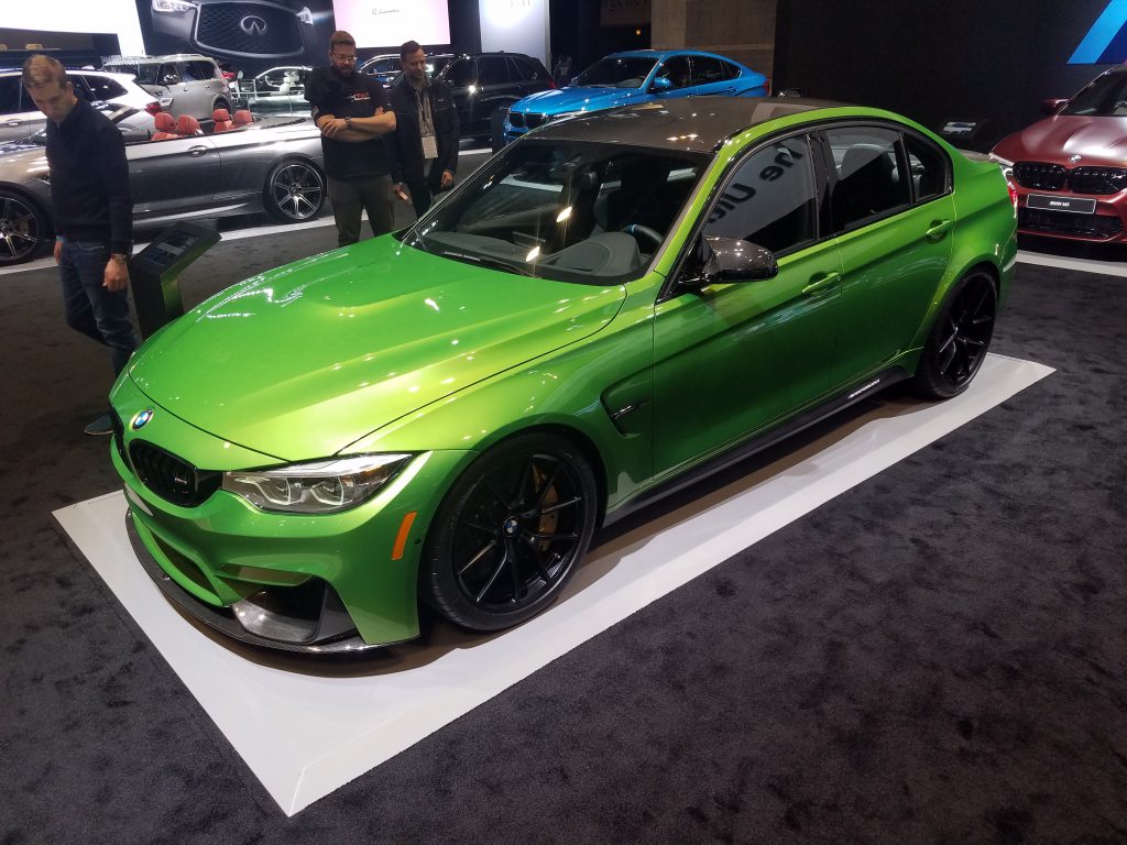 2018 BMW M3 (accessorized) in Java Green