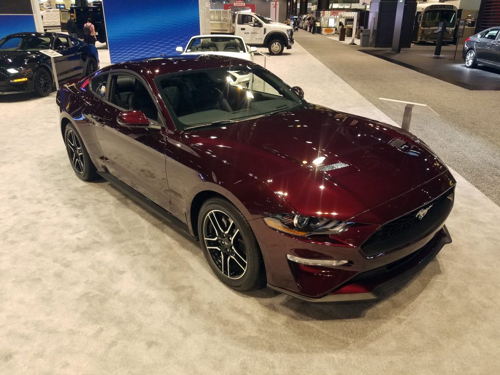 Dark Red Color Car