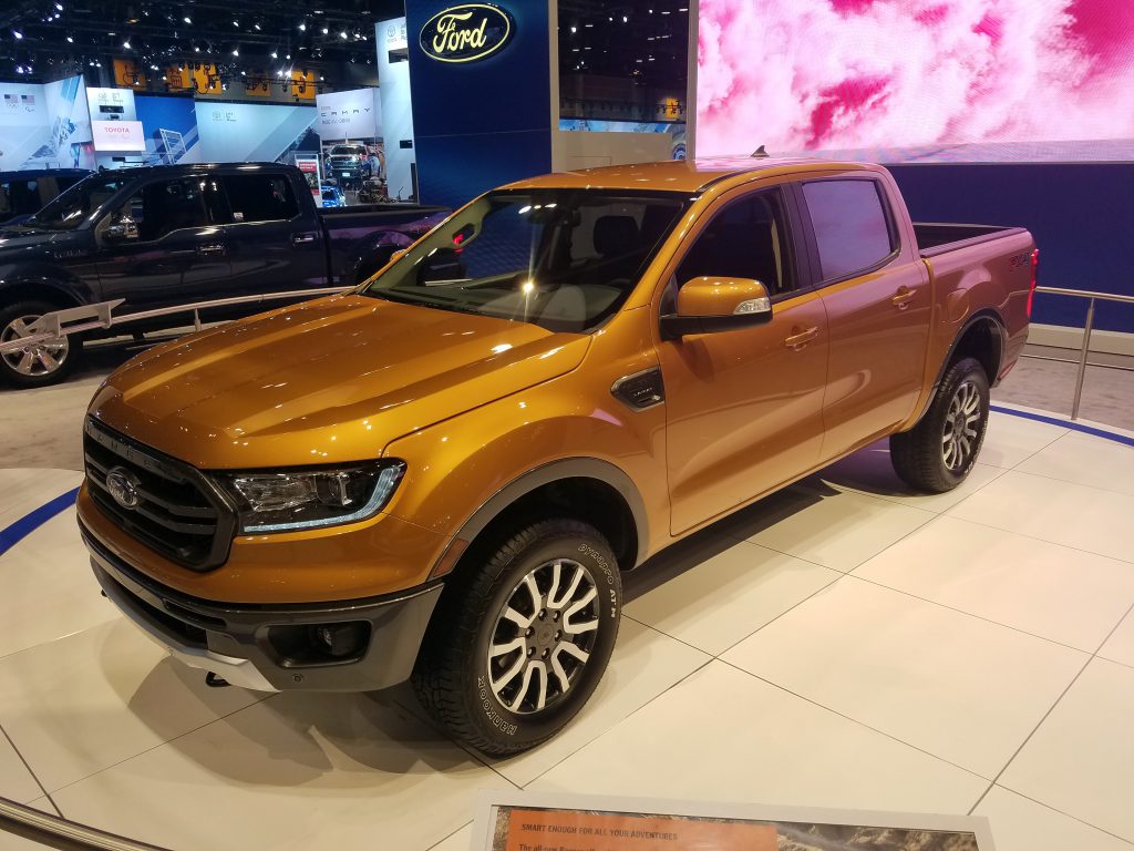 2019 Ford Ranger in Saber Orange