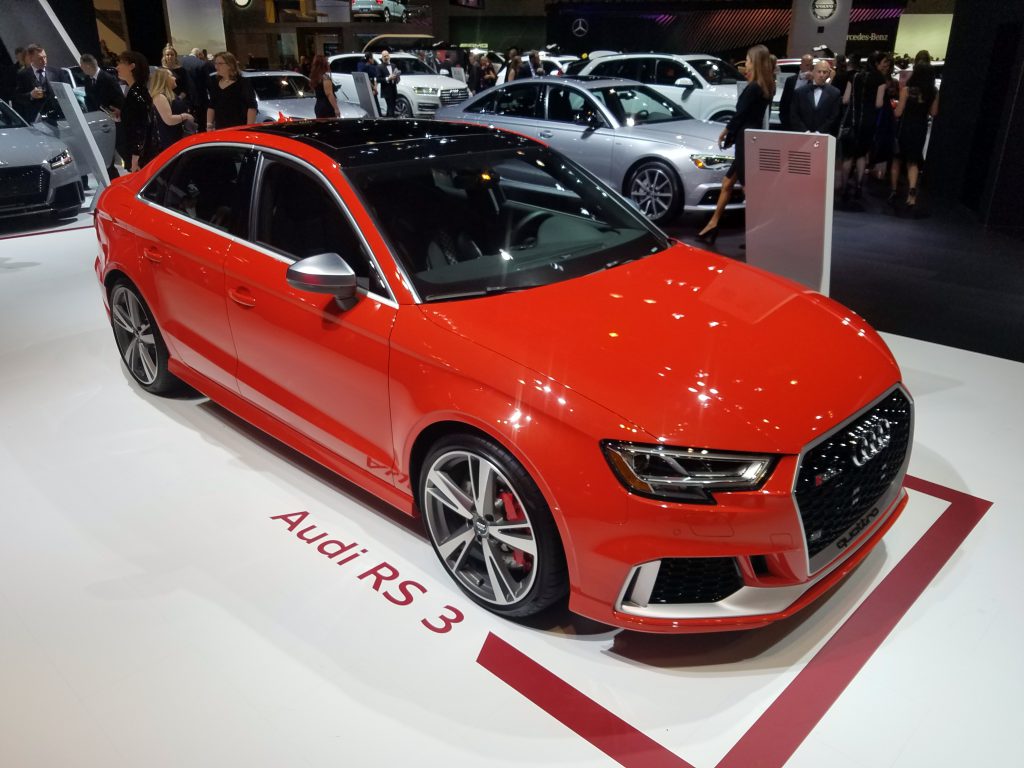 2018 Audi RS3 in Catalunya Red 