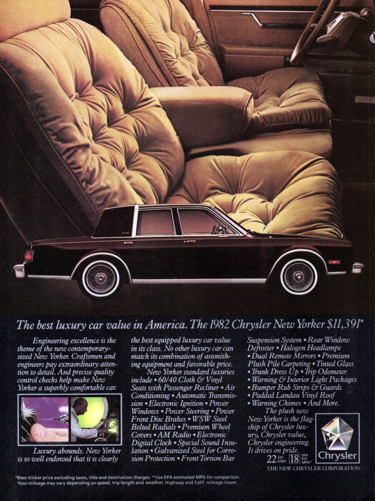 Car Ads From 1982
