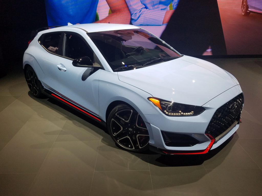 2019 Hyundai Veloster N in Performance Blue (an N exclusive color)