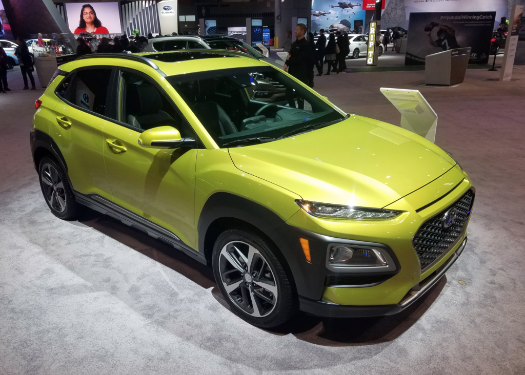  2018 Hyundai Kona in Lime Twist