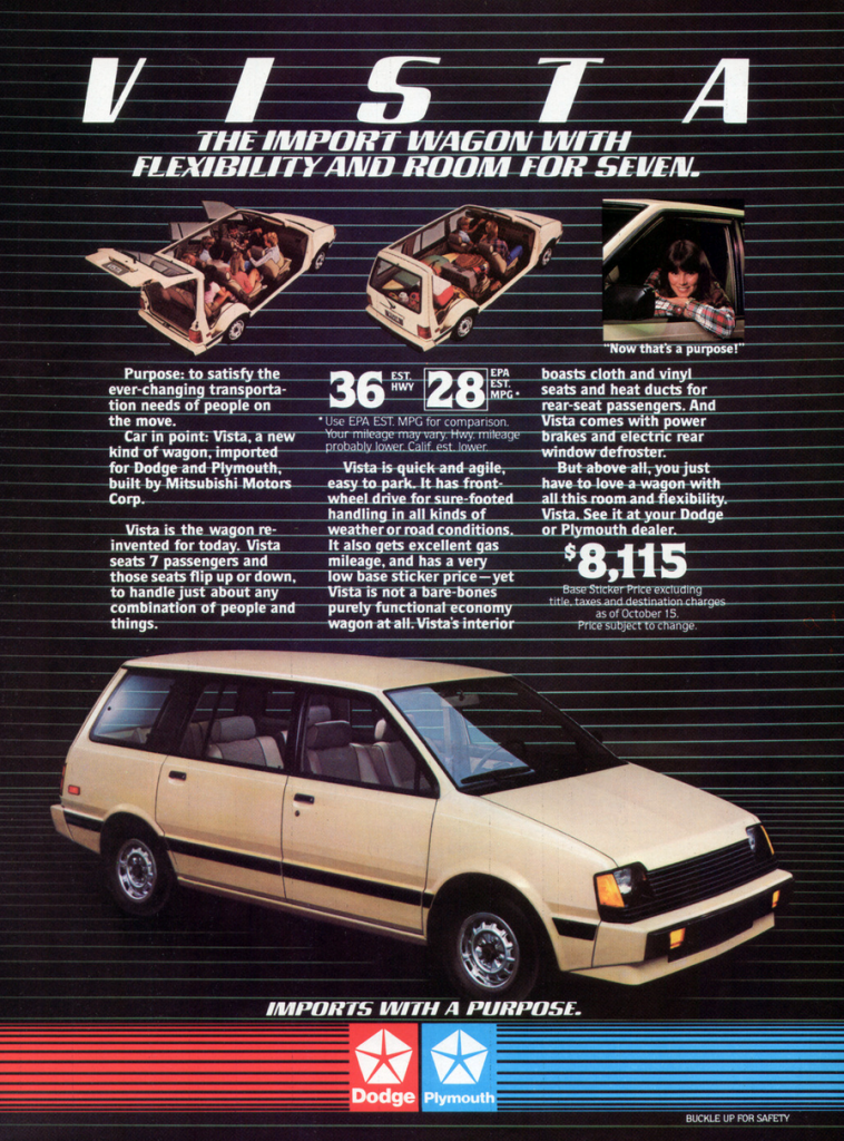 1983 Dodge/Plymouth Vista Ad
