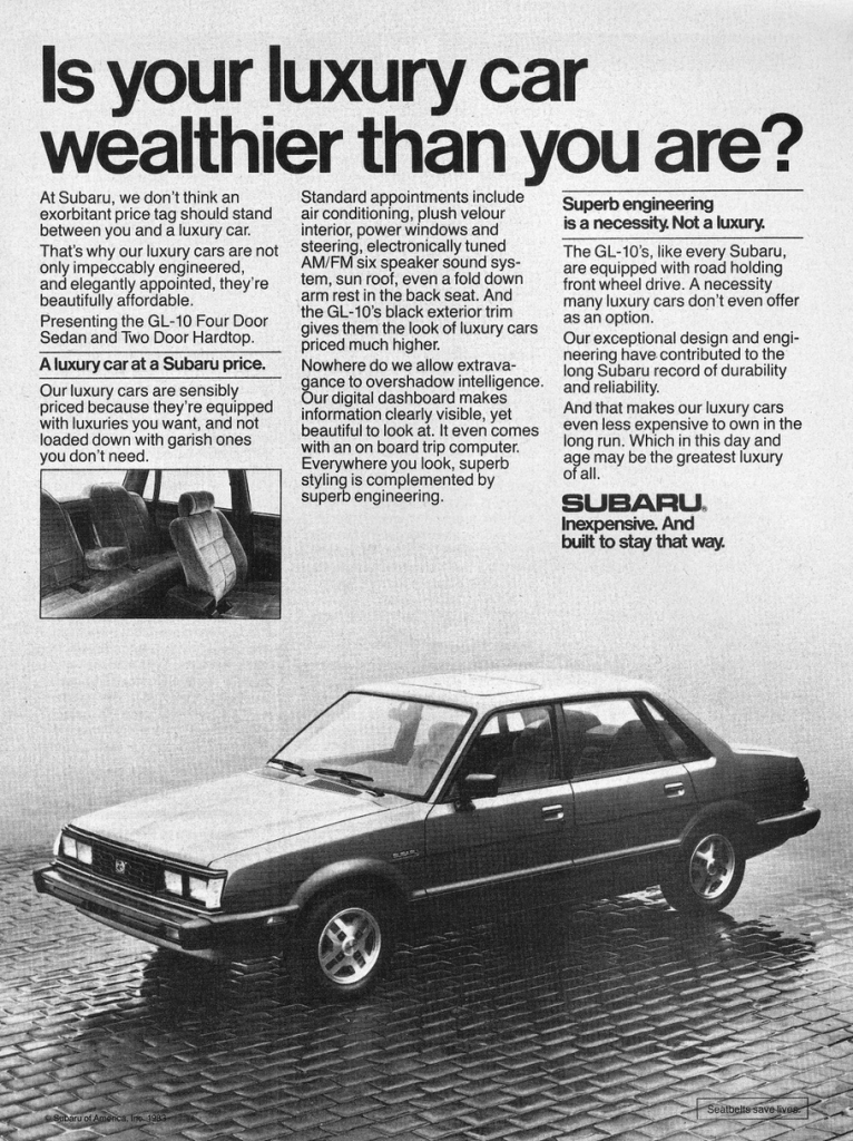 1983 Subaru GL-10 