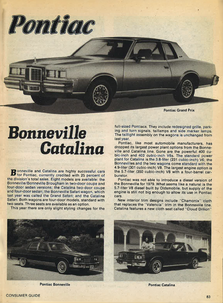 1979 Pontiac Reviews 