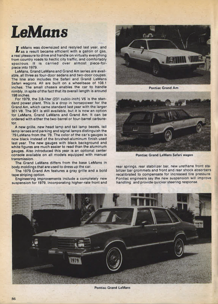 Pontiacs of 1979 