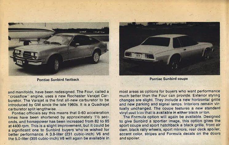 Pontiacs of 1979 