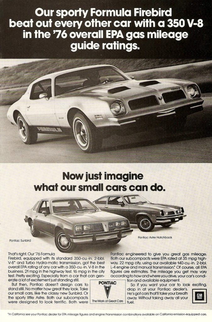 1976 Firebird Ad 