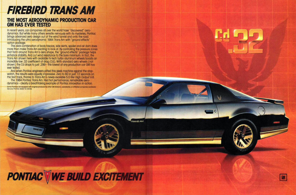 1984 Pontiac Firebird Ad, Trans Am