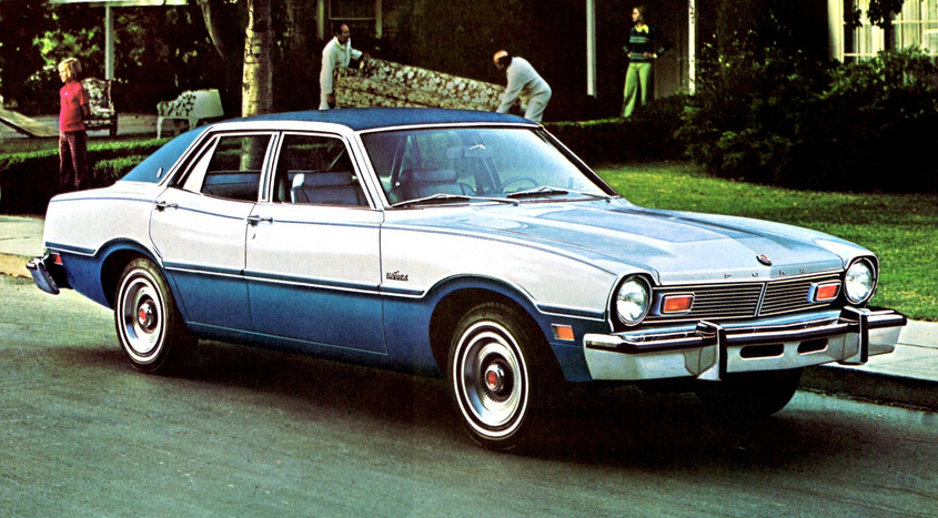 1976 Ford Maverick with Luxury Decor Group and Tu-Tone paint. 