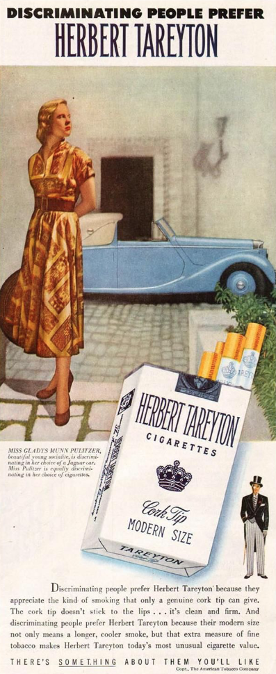 Herbert Tareyton Ad