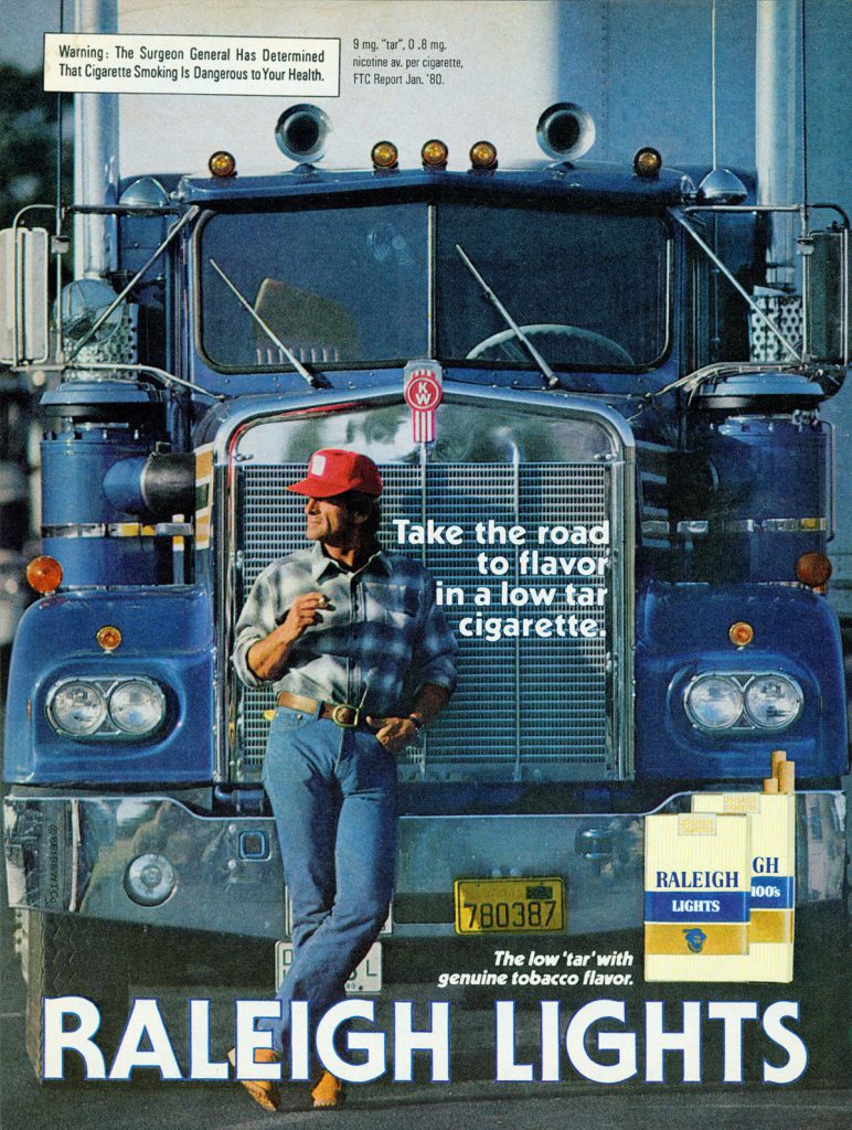 Raleigh Cigarettes Ad 