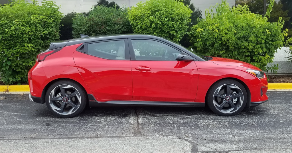 2019 Veloster in Racing Red 