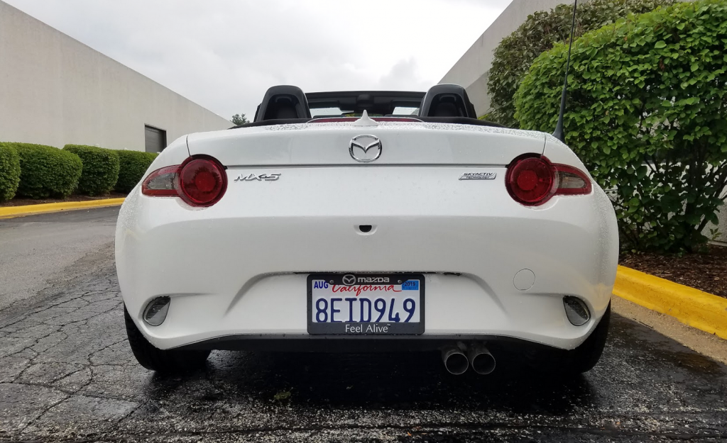 2019 Miata, rear view 