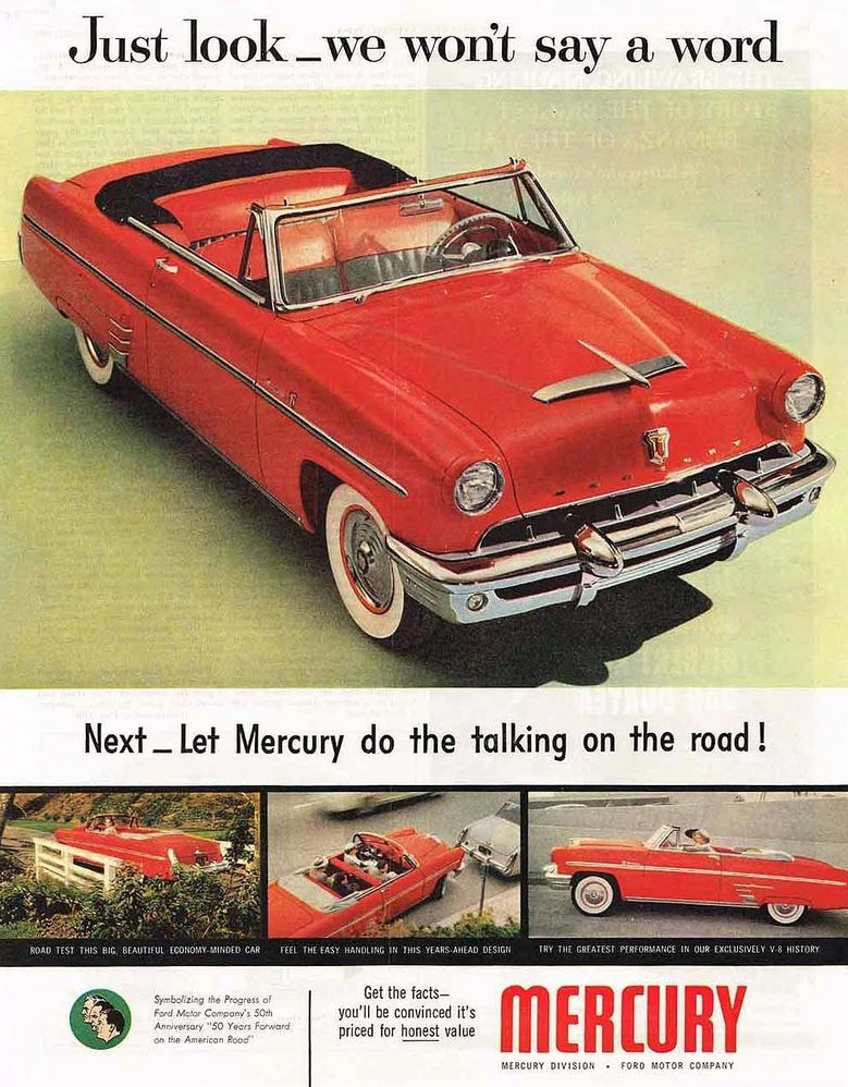 1953 Mercury Ad 