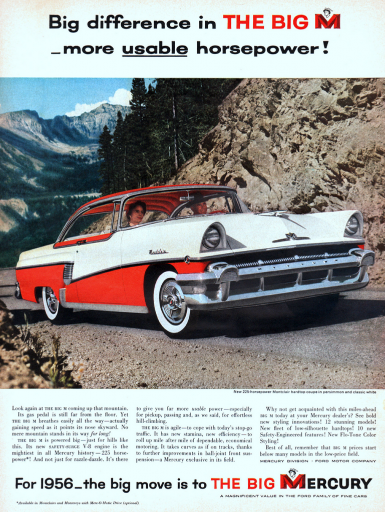 1956 Mercury Ad 