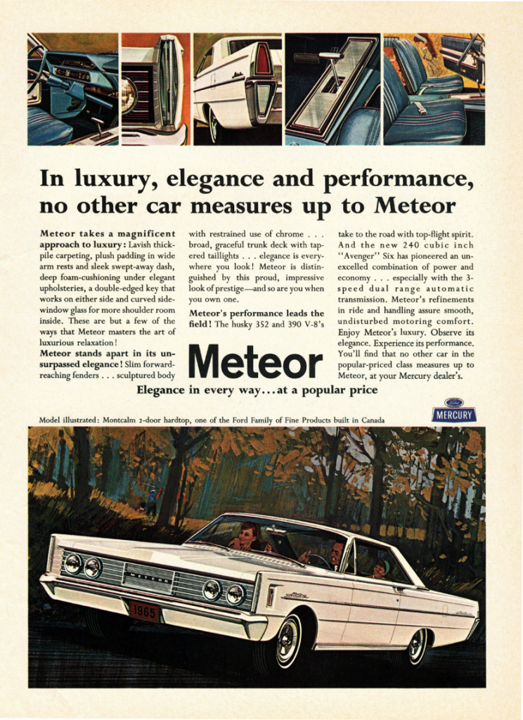 1965 Mercury Ad 