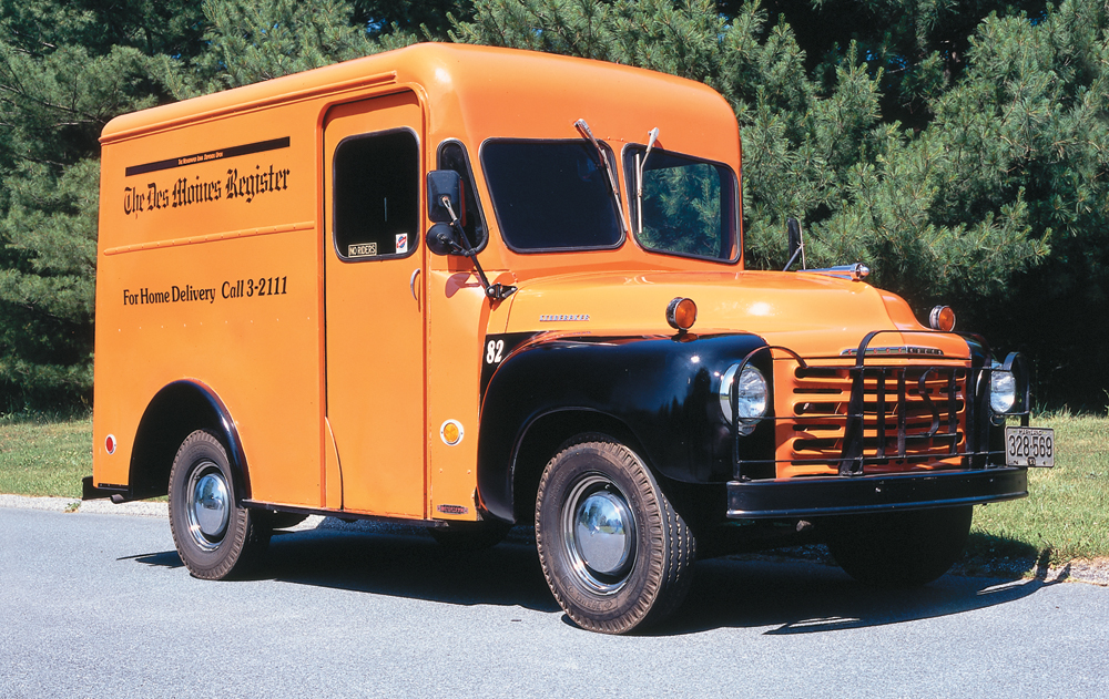 1951 Studebaker 2R6 Delivery Van, Des Moines Register Truck 