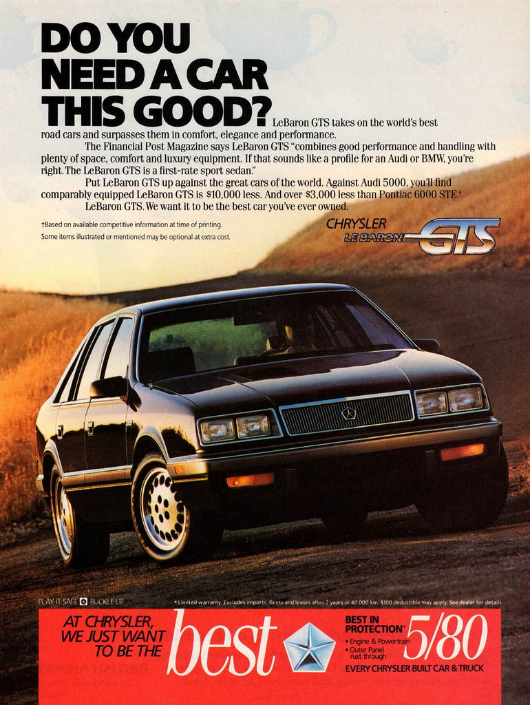 Pentastar Madness! A Gallery of Classic Chrysler Ads | The Daily Drive ...