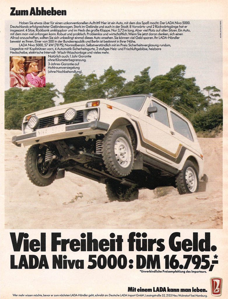 1980 Lada Niva Ad (Germany) 