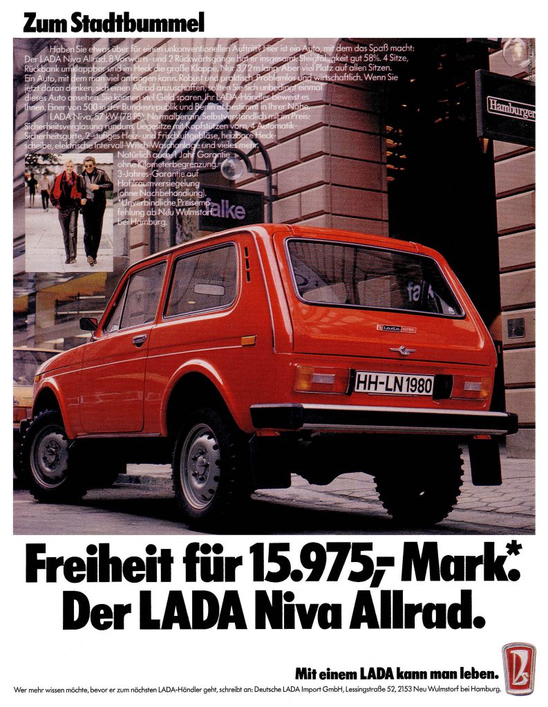 1980 Lada Niva Ad (Germany) 