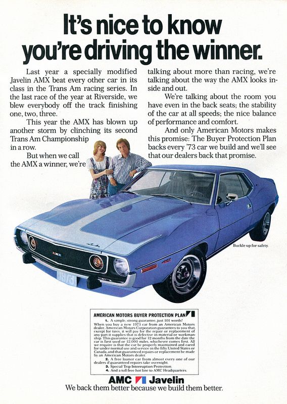 1973 AMC Javelin Ad 