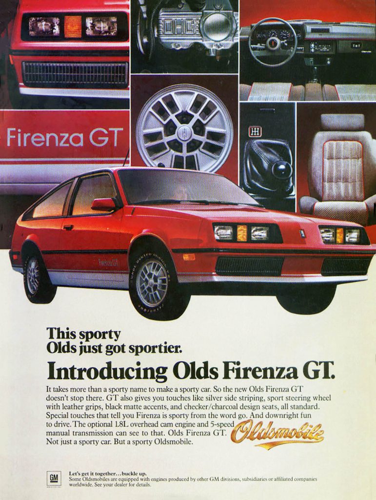 1984 Oldsmobile Firenza GT 