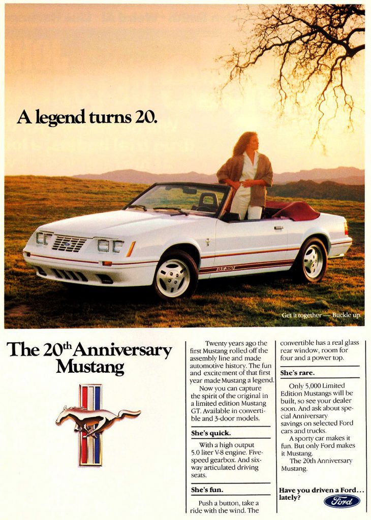 20th Anniversary Mustang 