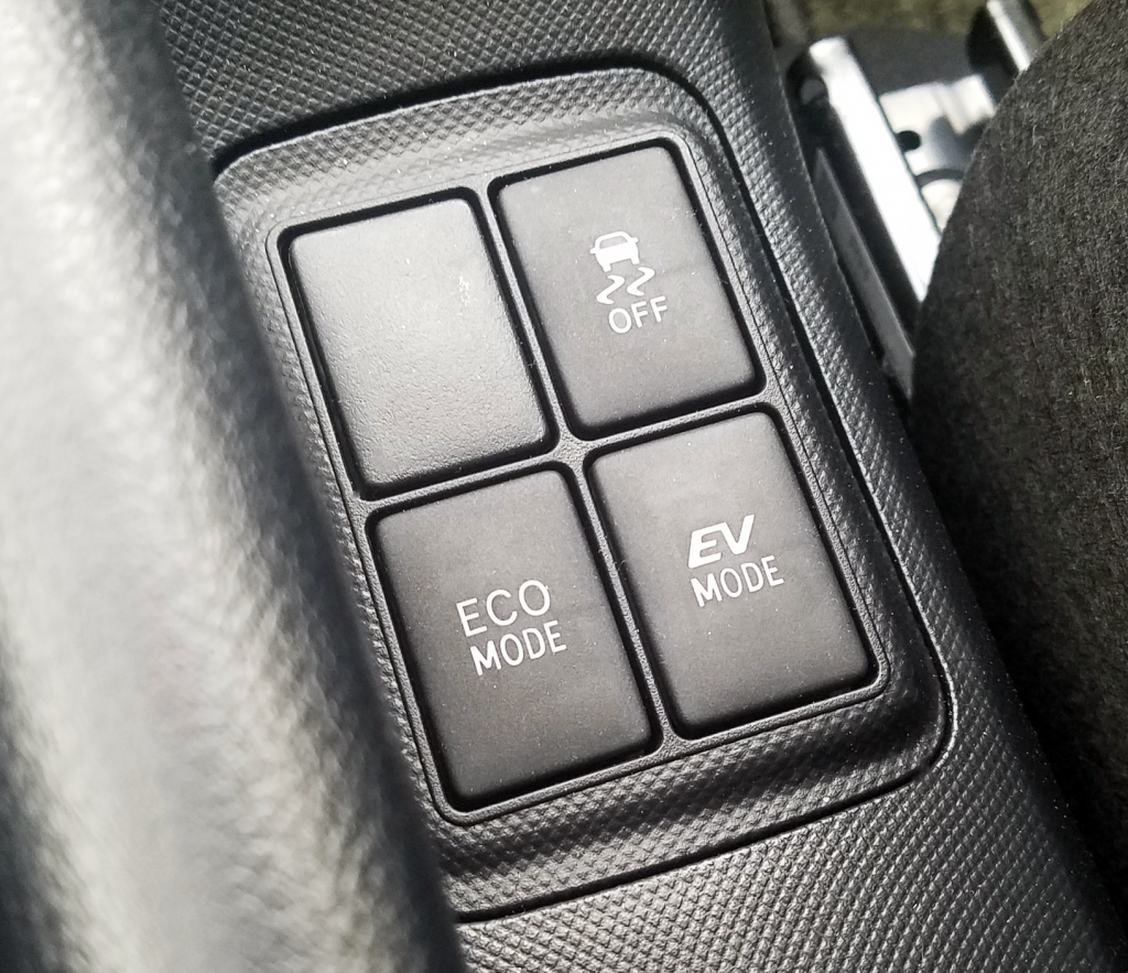Prius c Eco Button 