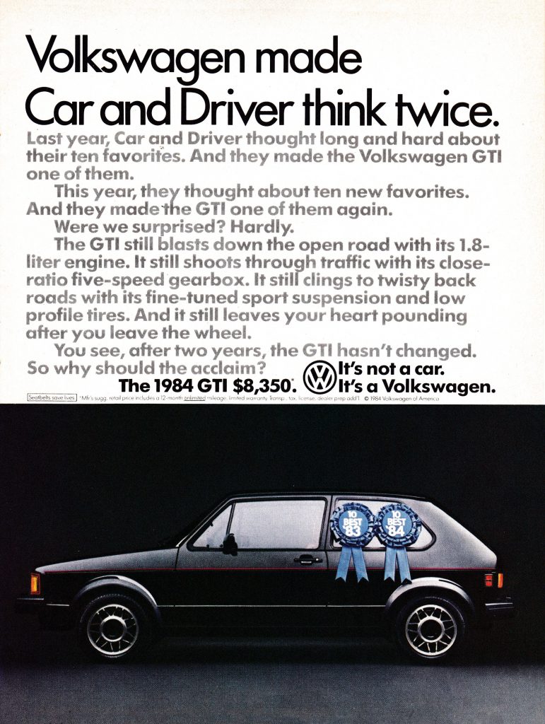 1984 Volkswagen GTI