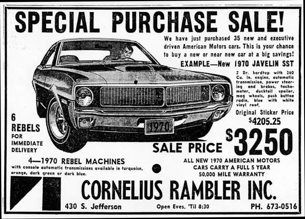 Details about   1970 AMC AMX 360 The Price Of A Sporty Car Original Print Ad 8.5 x 11" 