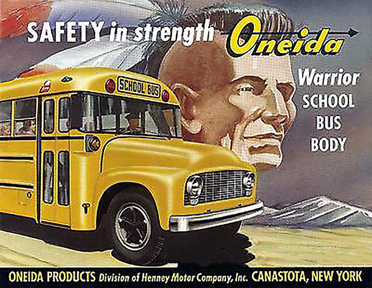 1957 Oneida Bus Ad 