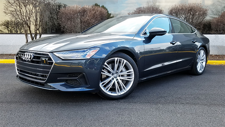 2019 Audi A7 in Triton Blue