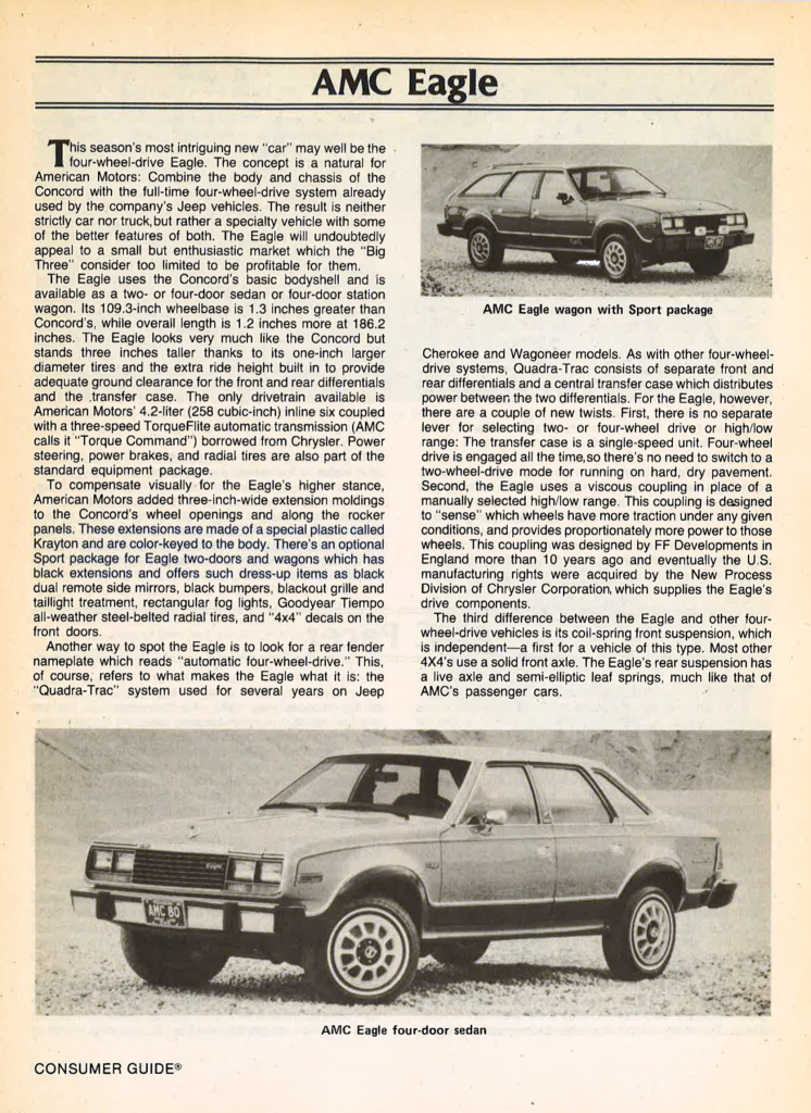 1980 AMC Eagle Review 