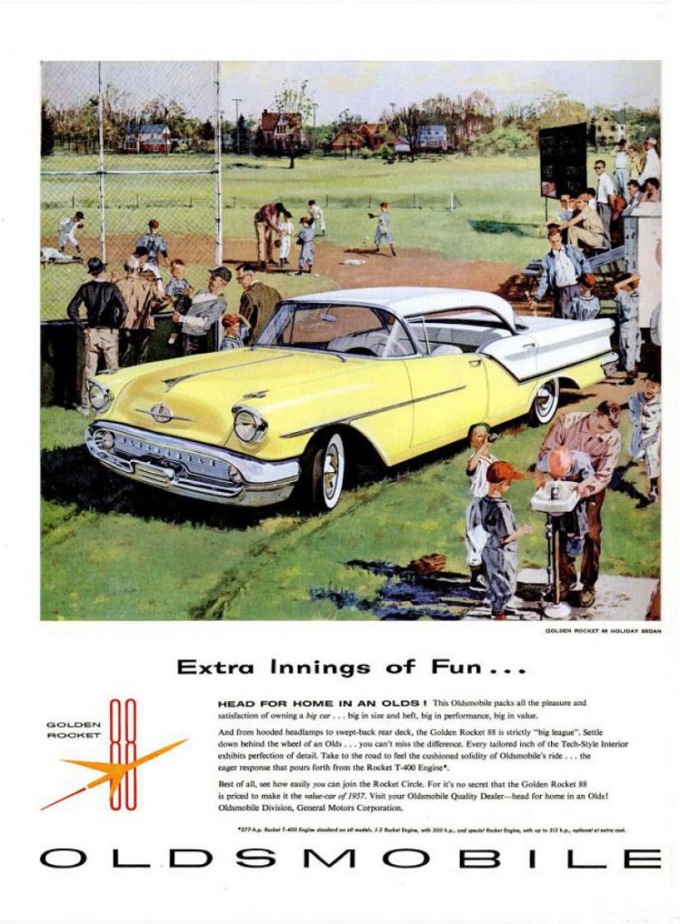 1957 Oldsmobile ad 