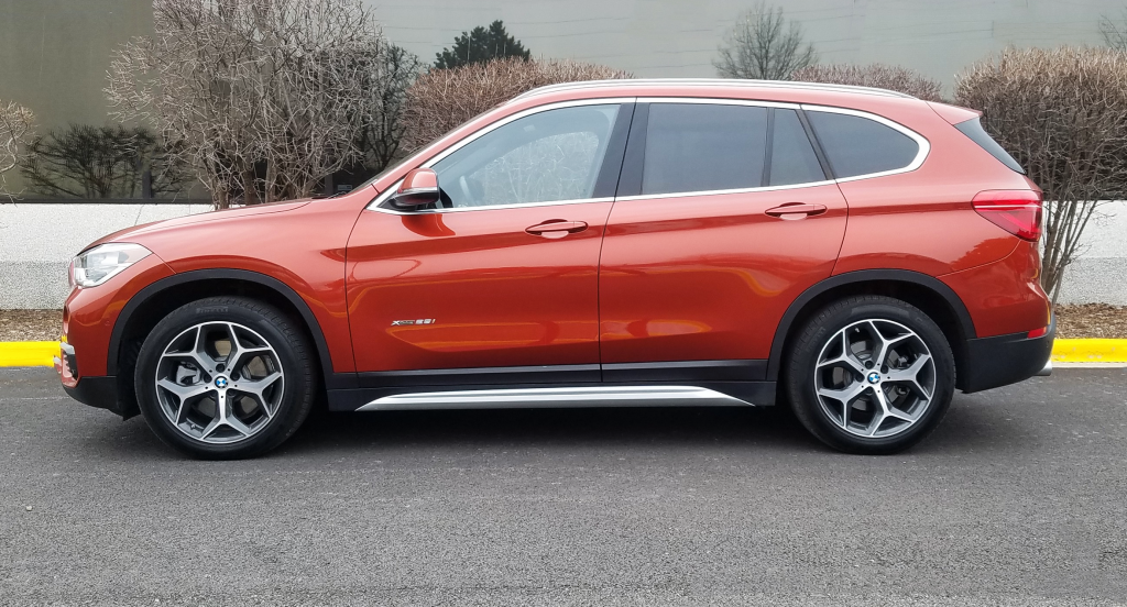 BMW X1 in Sunset Orange