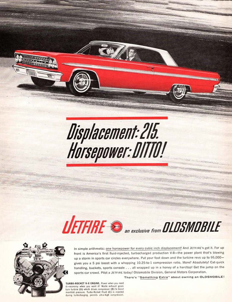 1963 Oldsmobile Jetfire Ad