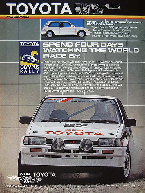 1987-88 Toyota Corolla FX16 GT-S