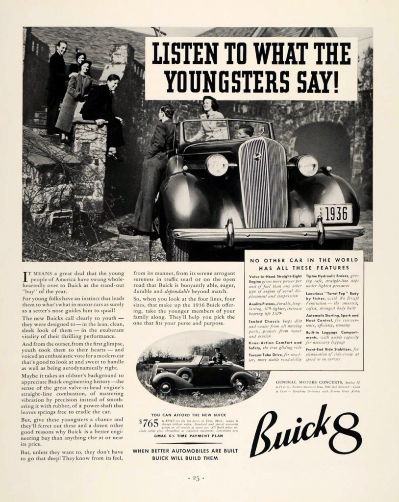 1936 Buick Ad 