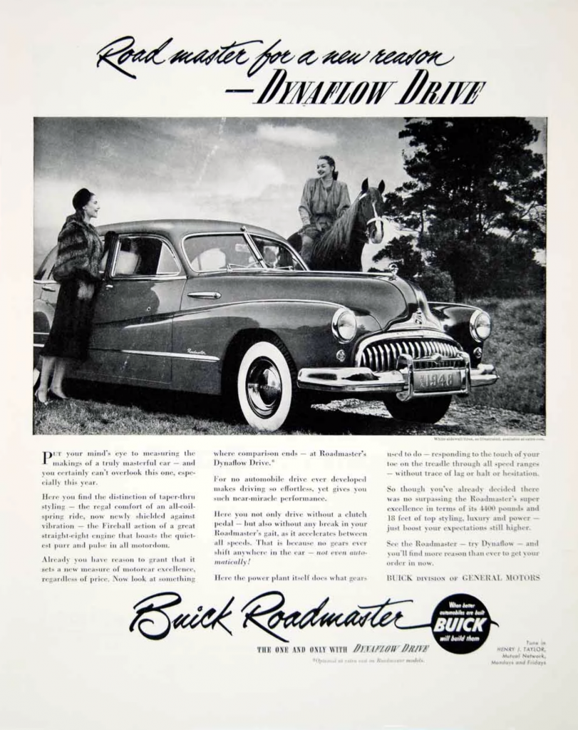 1948 Dynaflow Ad