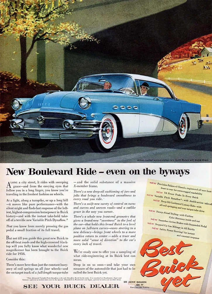 1956 Buick Ad 