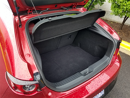 mazda 3 hatchback trunk cover